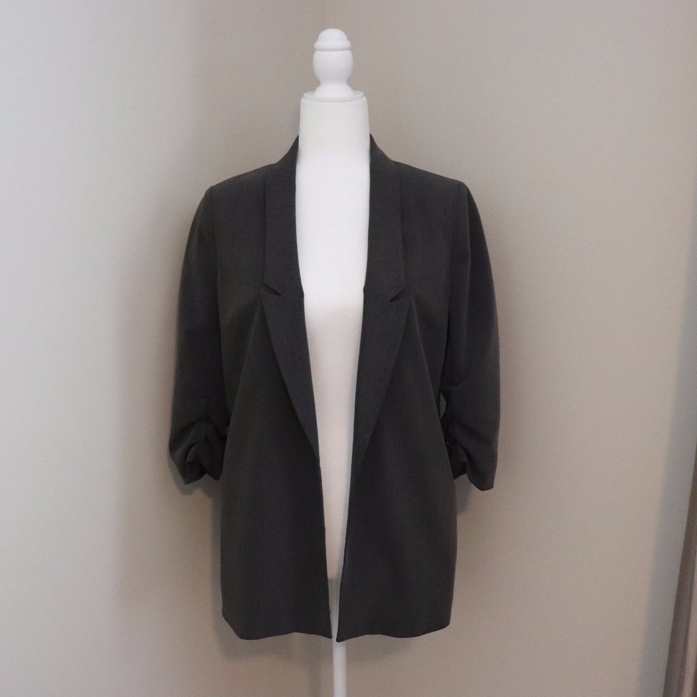 Silence + Noise Grey Blazer
